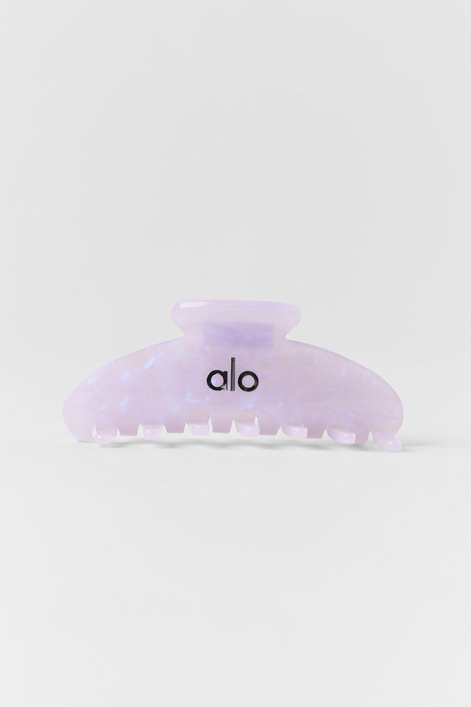 90's Claw Clip - Light Provence Blue Marble - Image 2