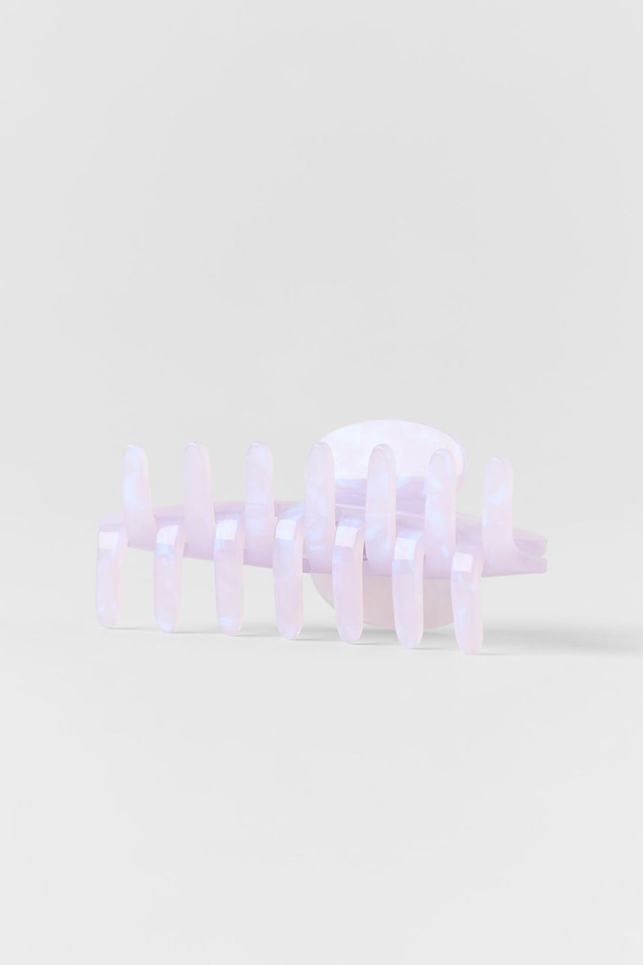 90's Claw Clip - Light Provence Blue Marble - Image 4