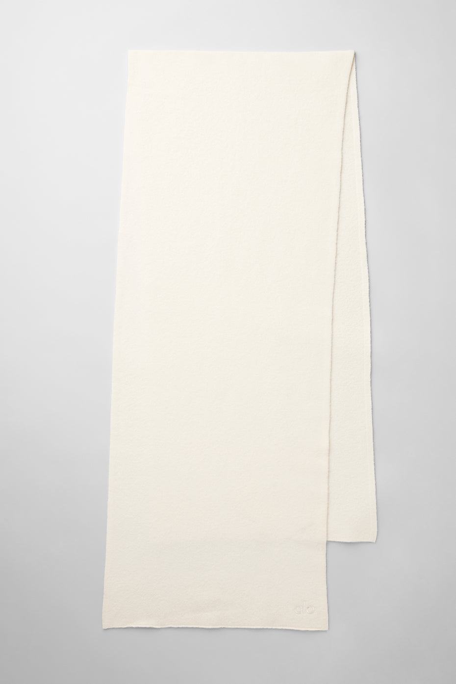 Merino Wool Oversized Scarf - Ivory - Image 4
