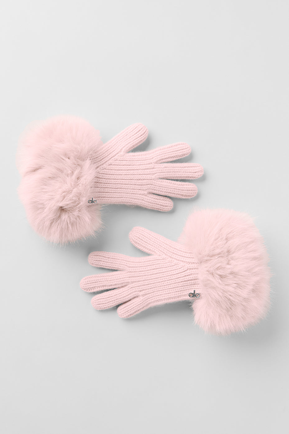 Courchevel Cashmere Gloves - Frosted Pink - Image 2