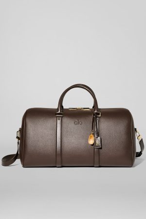 ALO Voyage Duffle - Espresso Leather