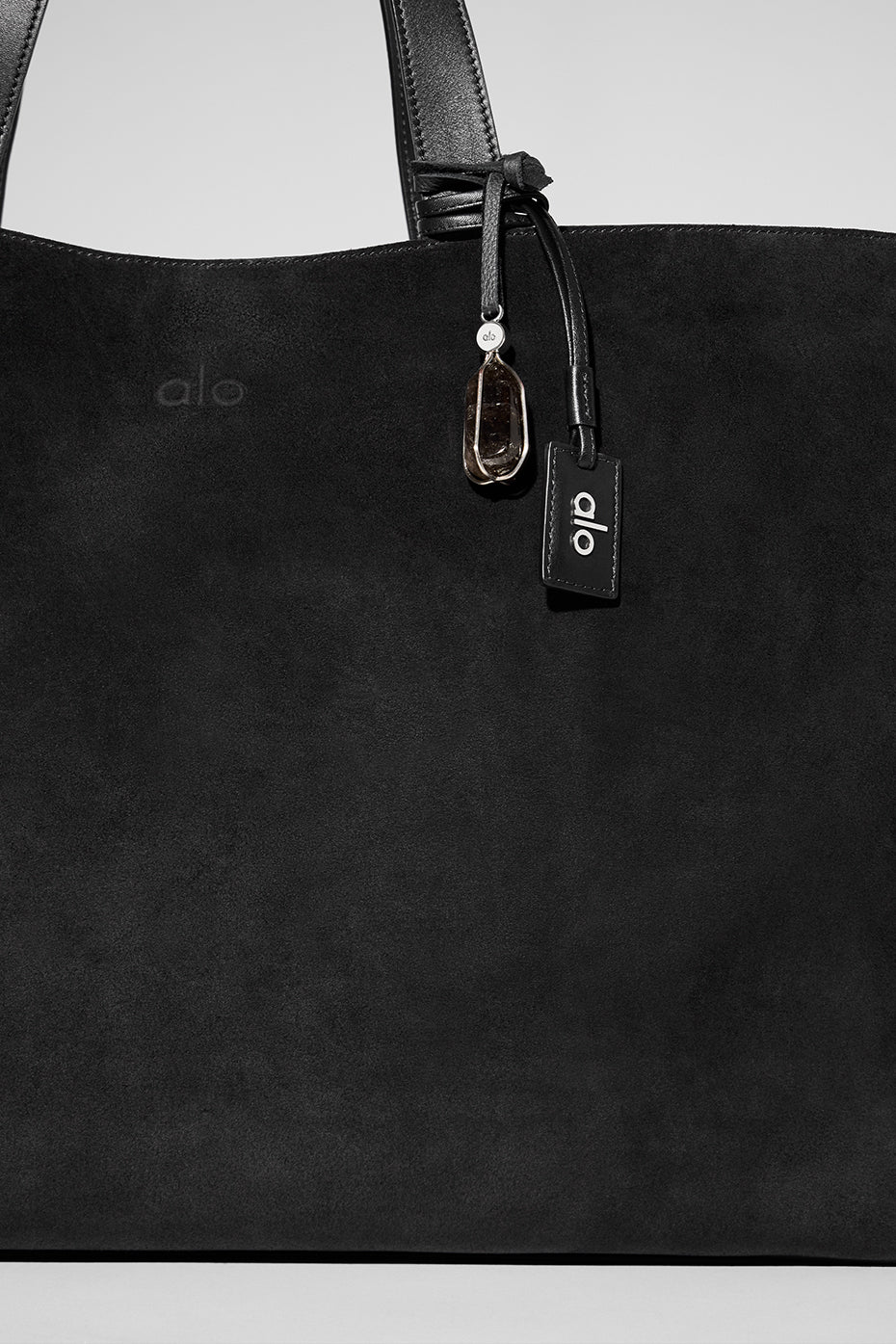 ALO Tranquility Tote - Black Suede - Image 5