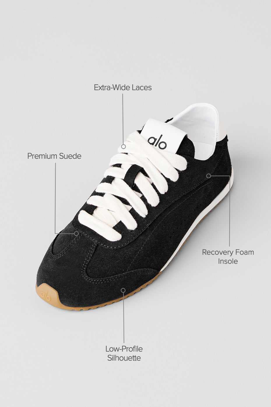 ALO Sunset Sneaker - Black - Image 2