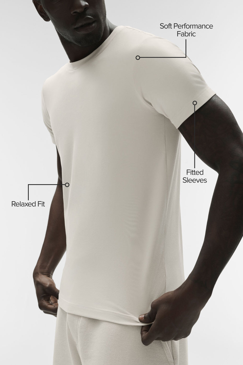 Conquer Reform Crewneck Short Sleeve - Bone - Image 2