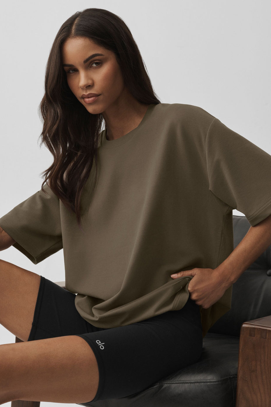 Double Take Short Sleeve - Olive Tree