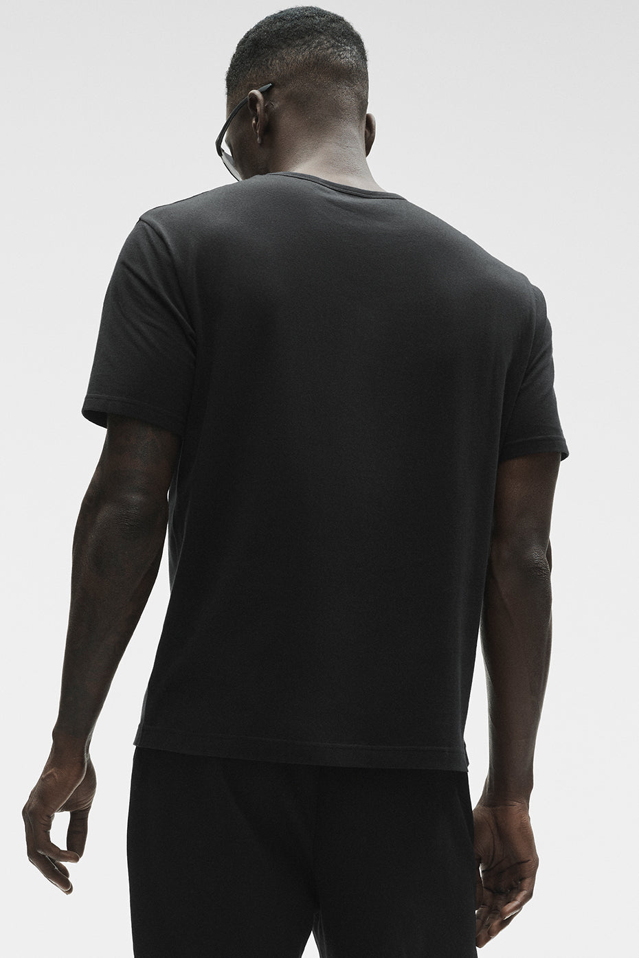 Essential Short Sleeve Street Tee - Black - Image 4