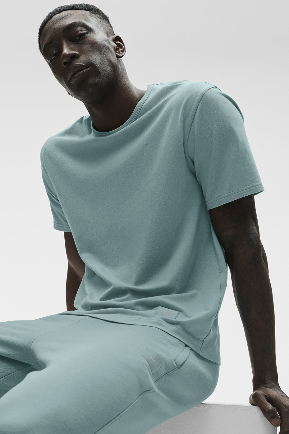 Essential Short Sleeve Street Tee - Desert Sage - Image 5