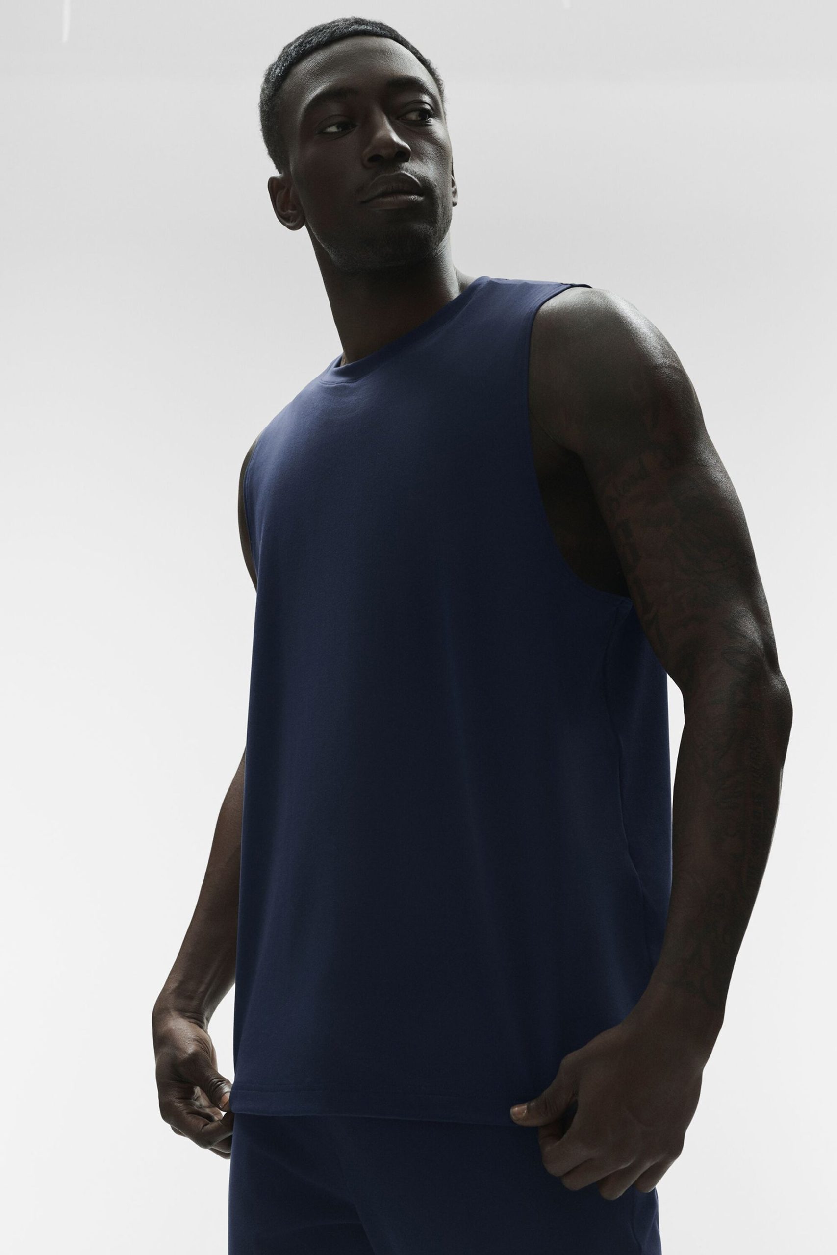 Conquer Muscle Tank - Navy