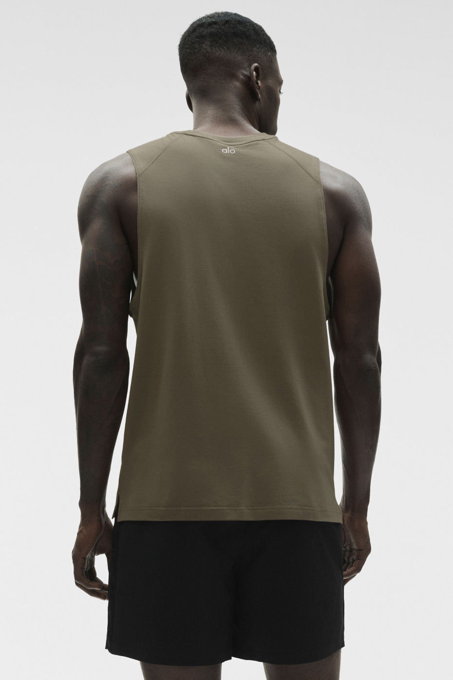 ALO Vapor Muscle Tank - Olive Tree - Image 2
