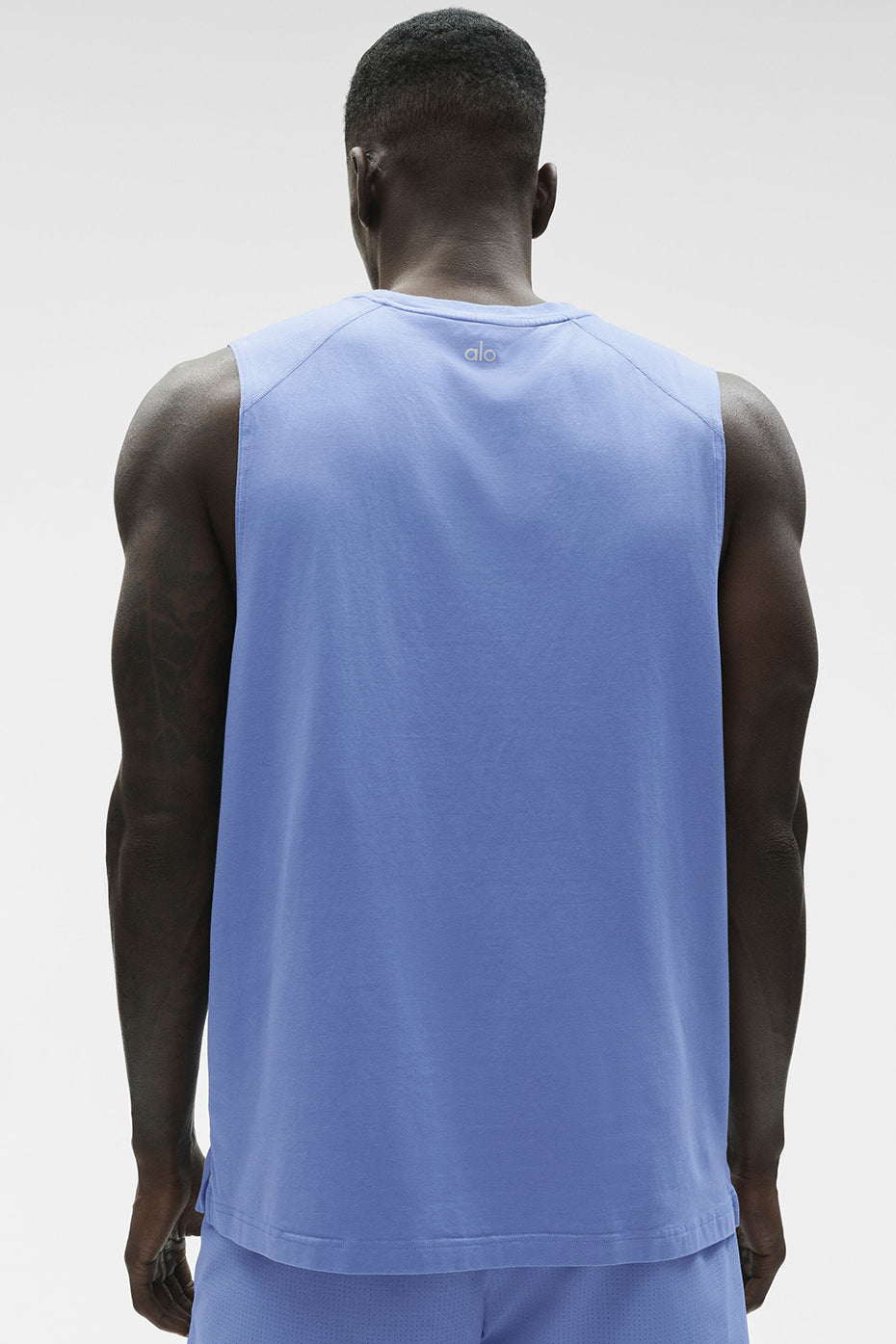 ALO Vapor Muscle Tank - Provence Blue - Image 2