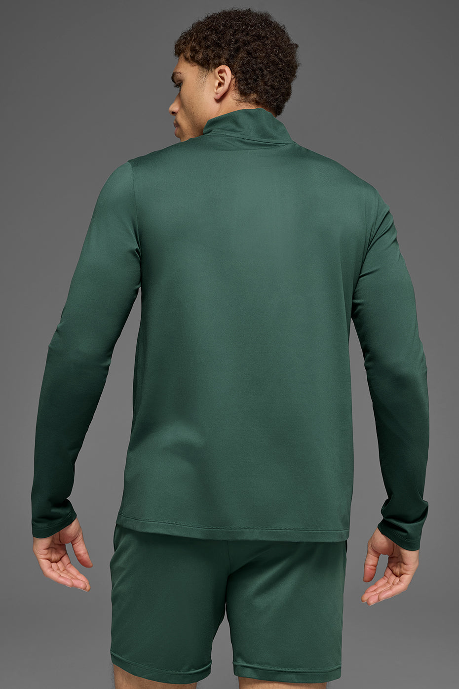 Conquer 1/4 Zip Reform Long Sleeve - Clover Green - Image 2