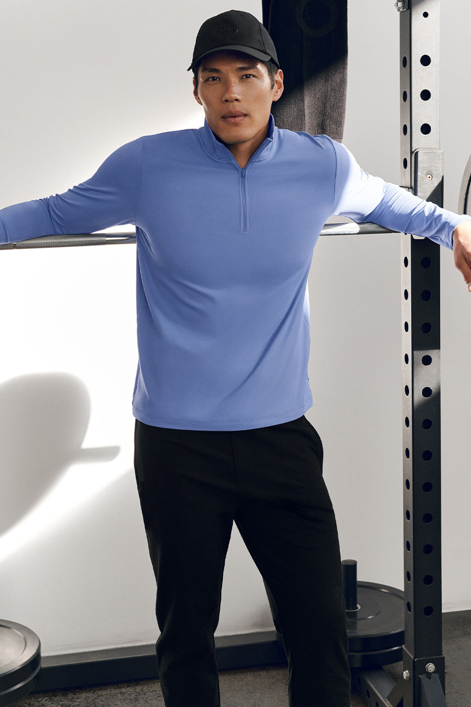 Conquer 1/4 Zip Reform Long Sleeve - Provence Blue
