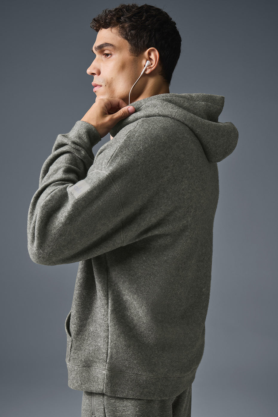 Triumph Restore Hoodie - Grey Triblend - Image 3