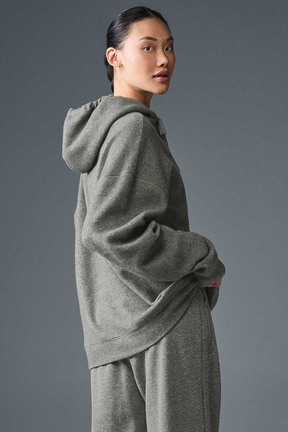 Triumph Restore Hoodie - Grey Triblend - Image 3