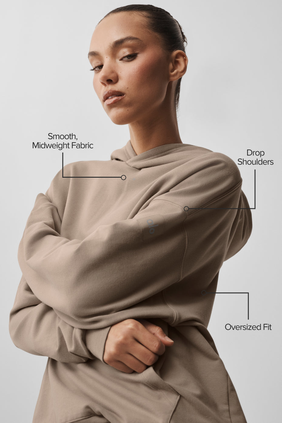 Double Take Hoodie - Gravel - Image 2