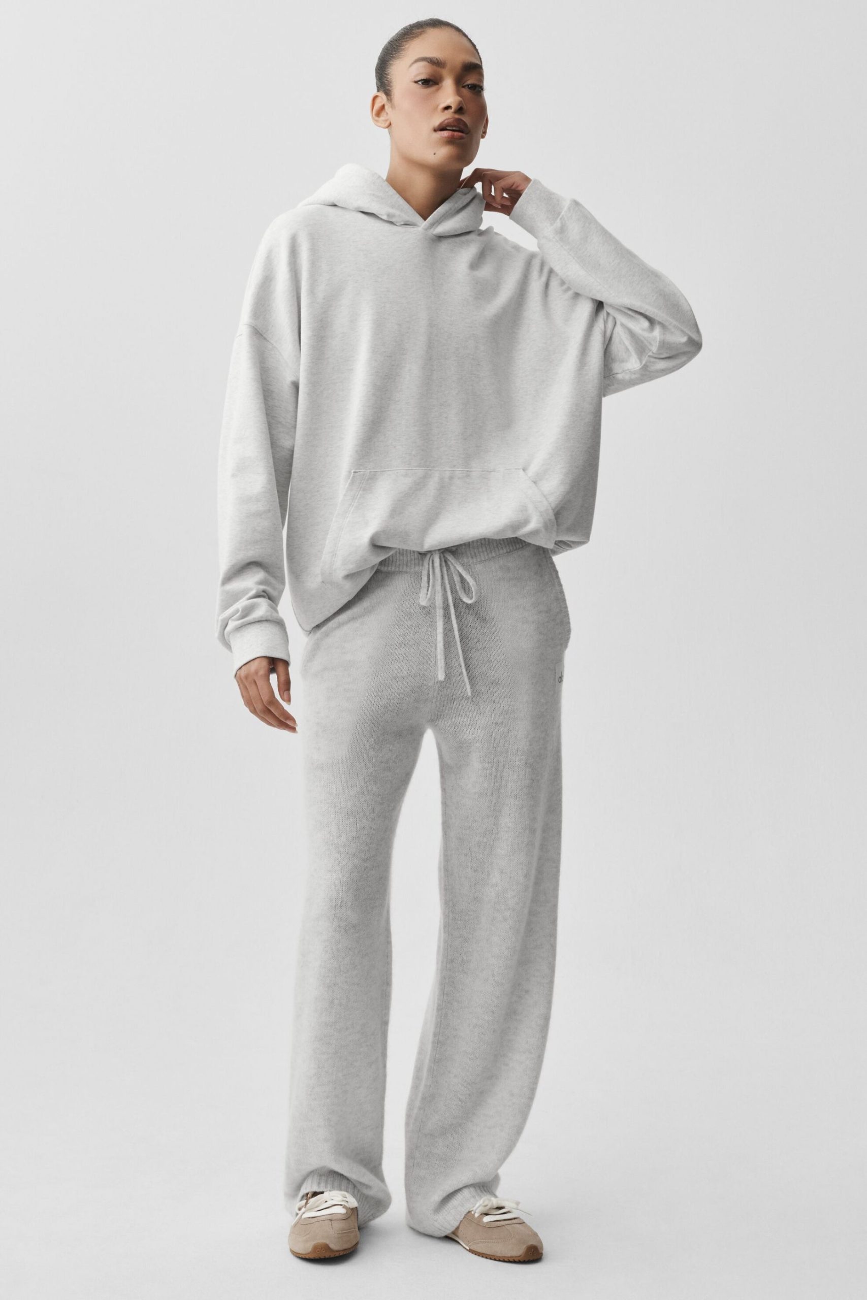 Double Take Hoodie - White Heather - Image 4