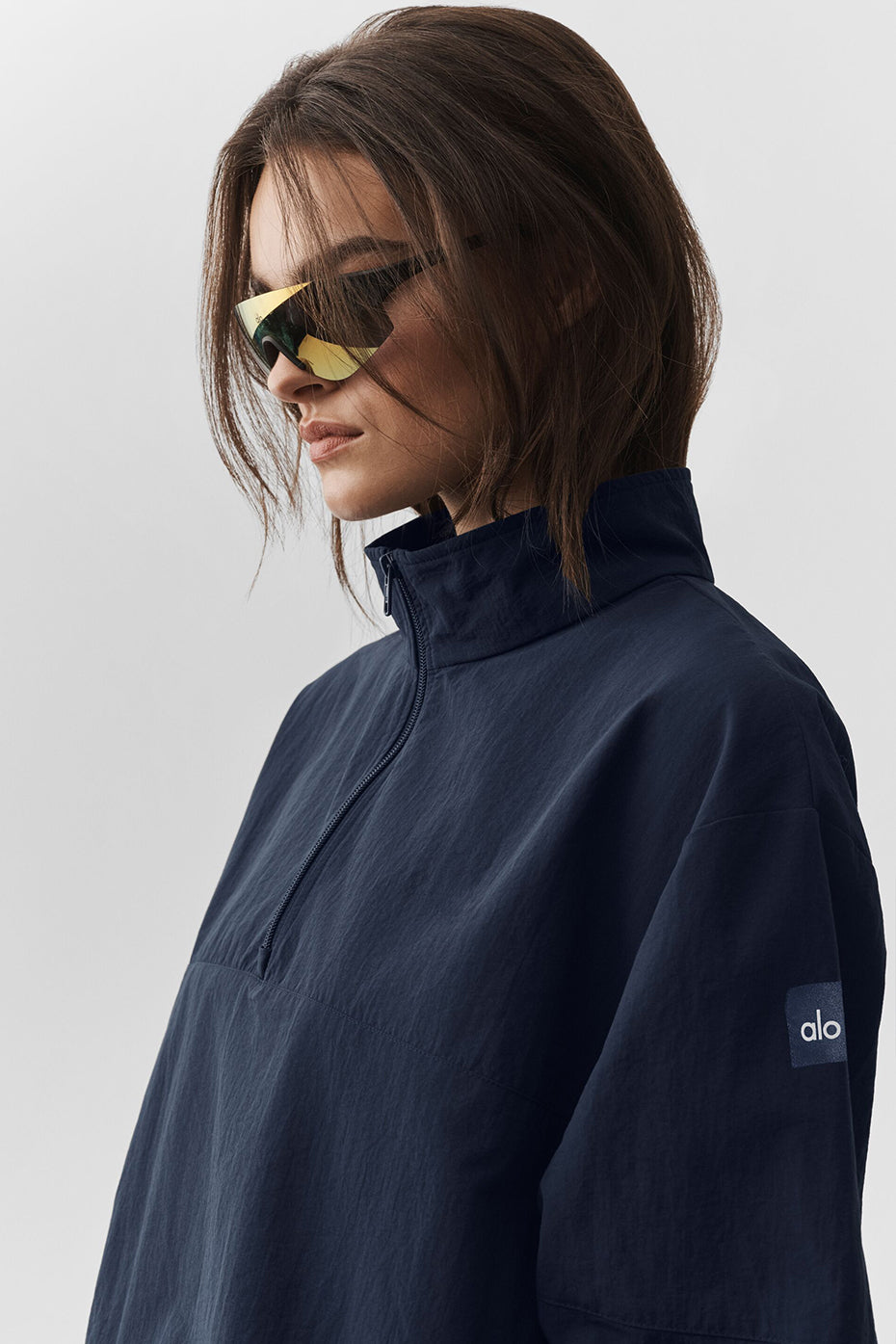 Light Weight Takeaway Track Pullover - Navy - Image 4