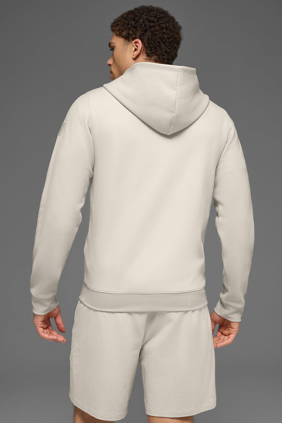 Waffle Lounge Hoodie - Bone - Image 4