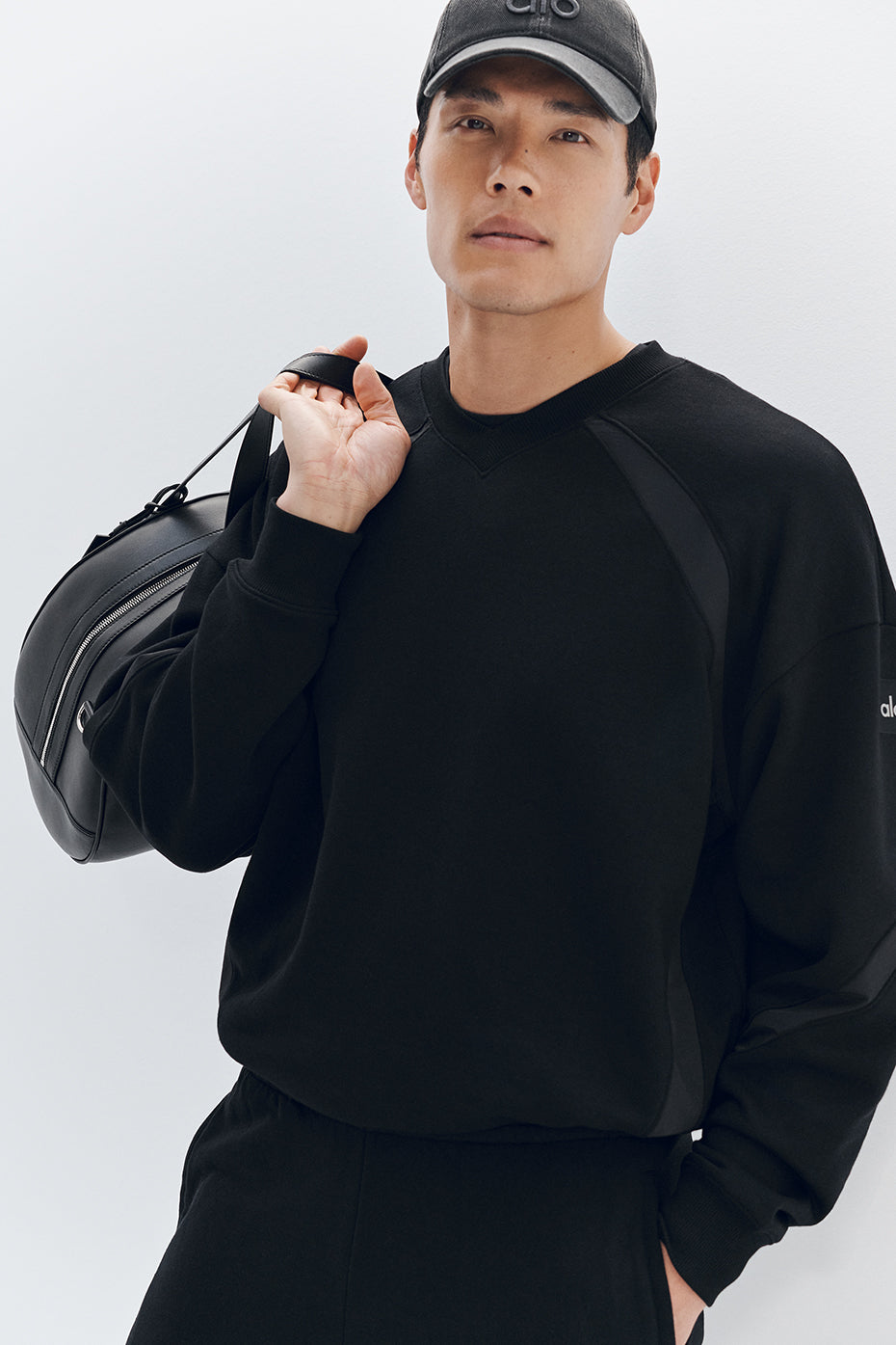 Field Crew Neck Sweatshirt - Black