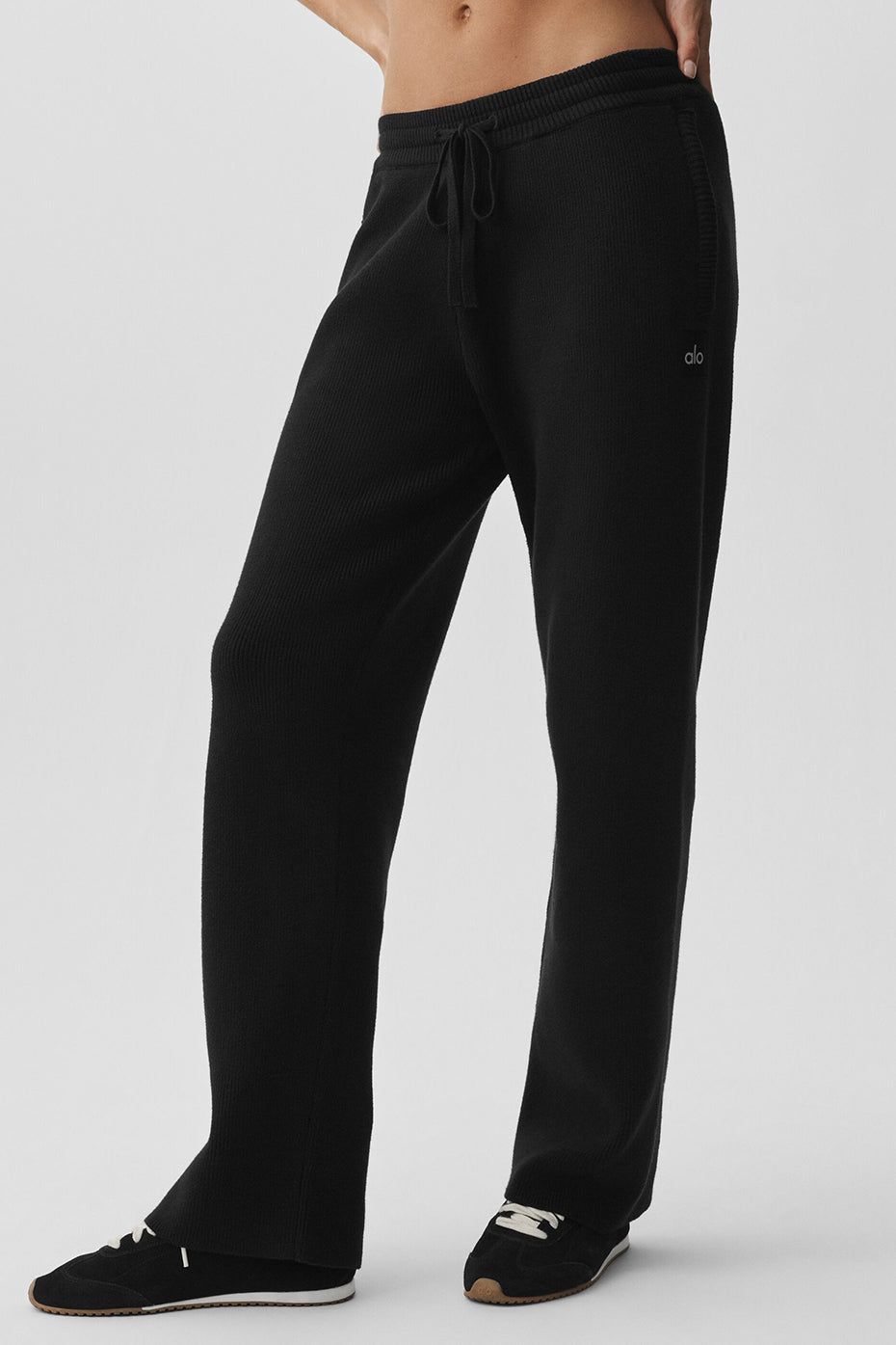 Scholar Straight Leg Sweatpant - Black - Image 5