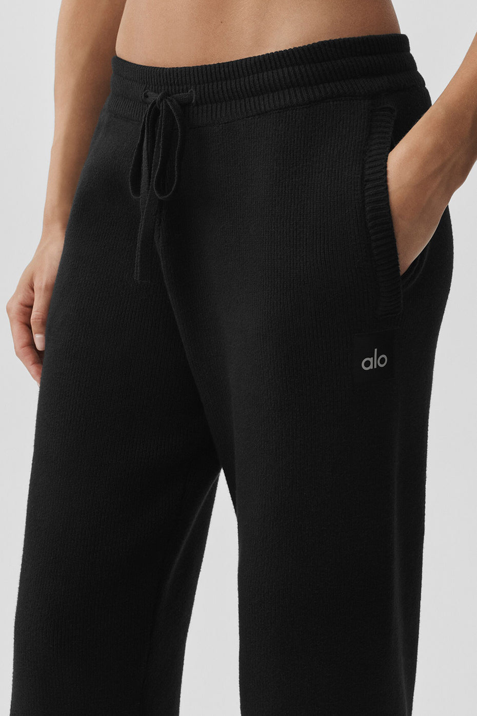Scholar Straight Leg Sweatpant - Black - Image 3