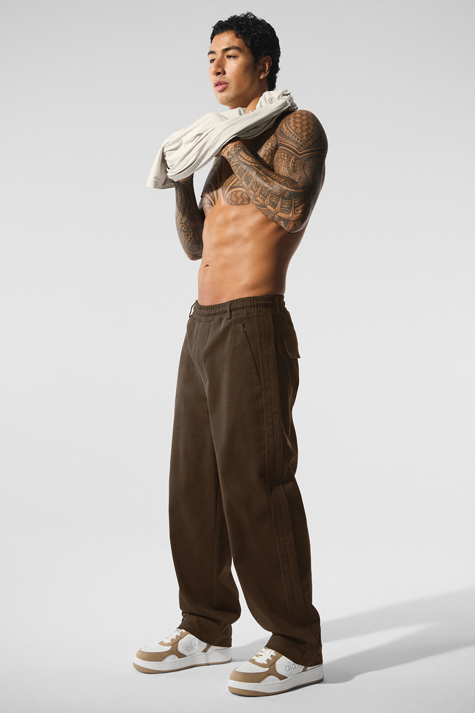 Edition Sueded Straight Leg Pant - Espresso - Image 4