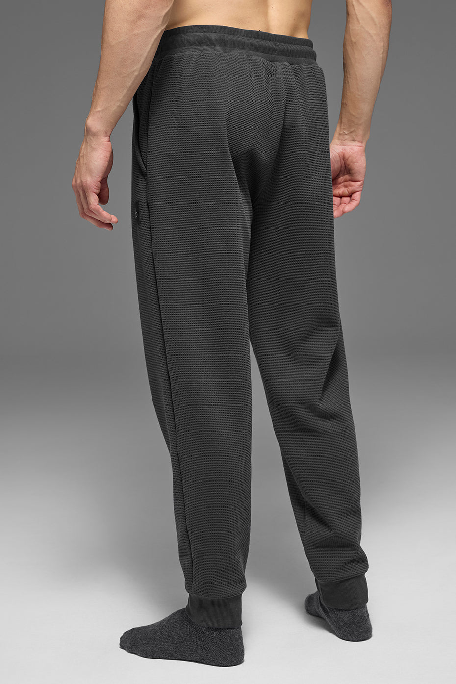 Waffle Lounge Jogger - Anthracite - Image 4