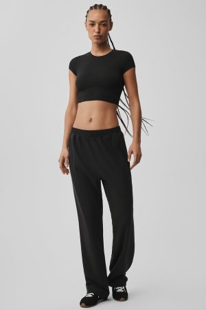 Double Take Straight Leg Pant - Black