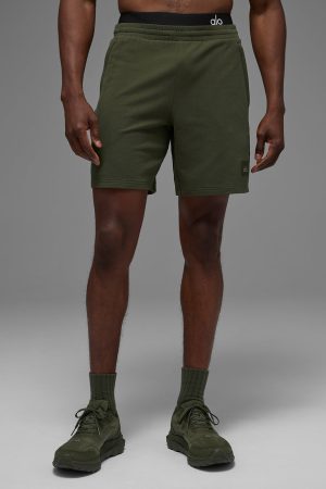 7 Double Take Short - Green Olive