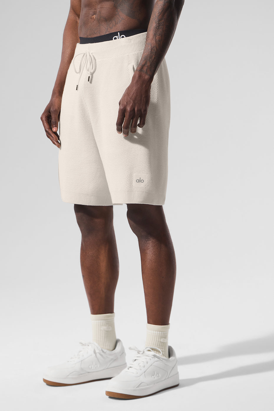 7 Sports Club Sweater Knit Short - Ivory - Image 5
