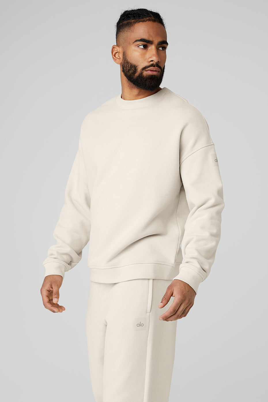 Renown Heavy Weight Crew Neck Pullover - Bone - Image 3