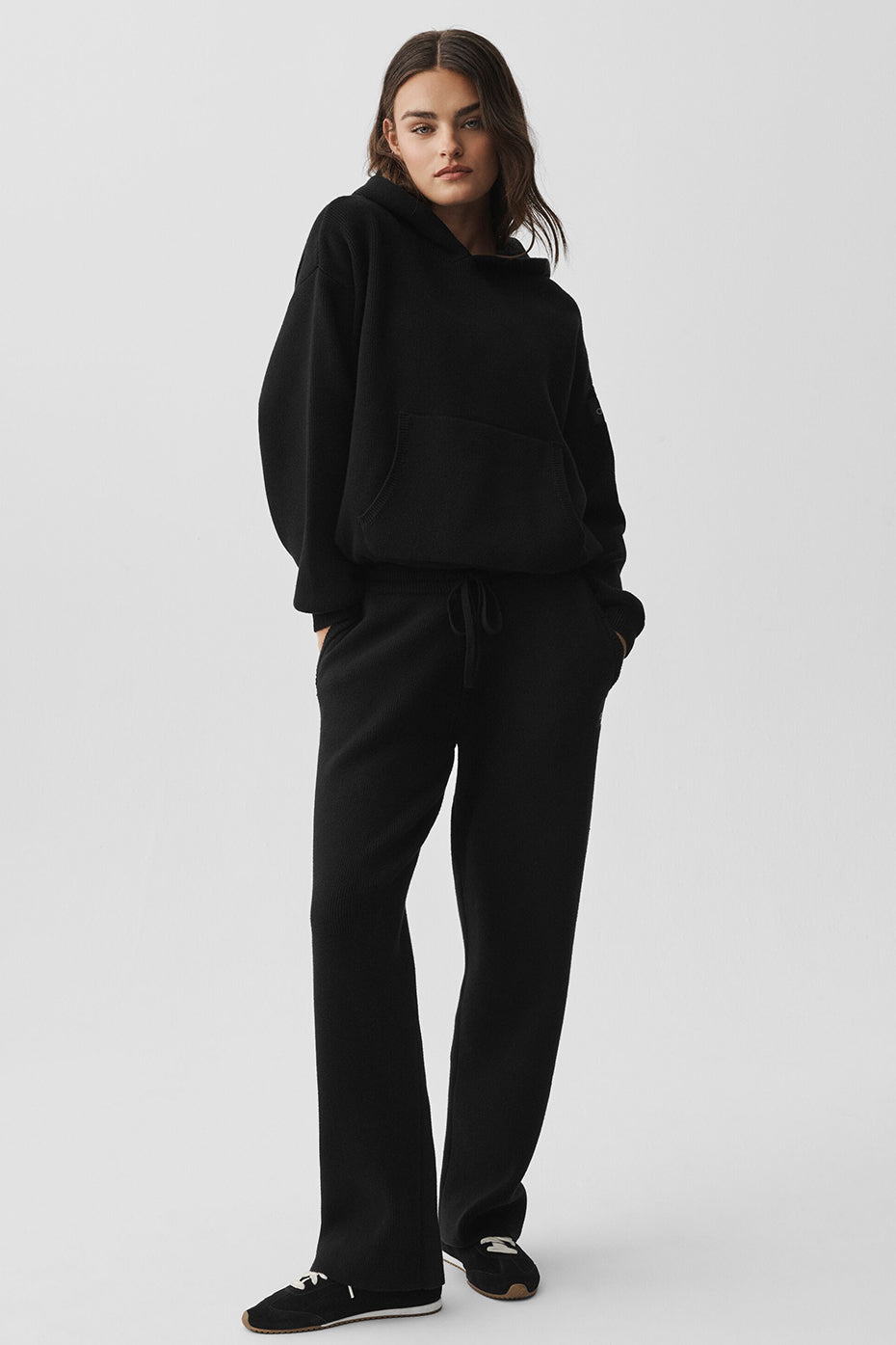 Scholar Hooded Sweater - Black - Image 5