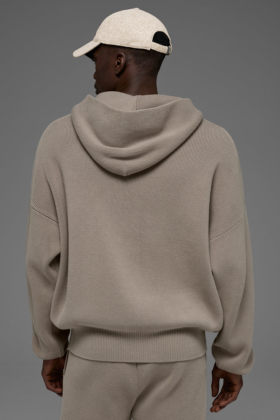 Scholar Hooded Sweater - Light Cocoa - Image 3