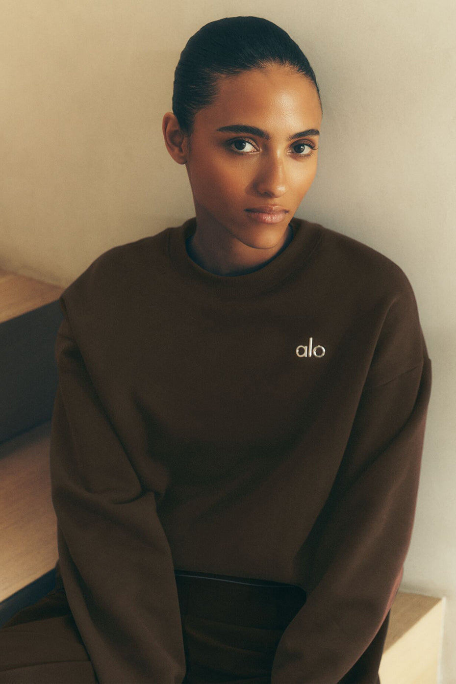 Accolade Crew Neck Pullover - Espresso