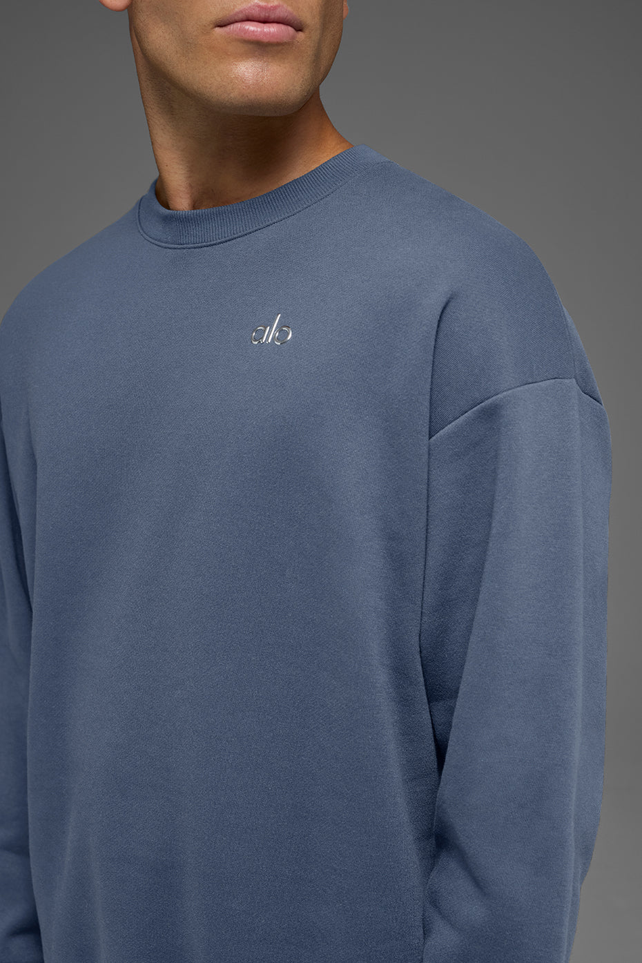 Accolade Crew Neck Pullover - Bluestone - Image 2
