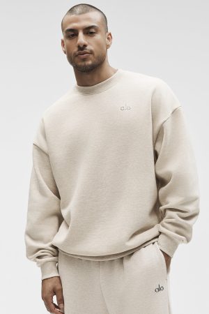 Accolade Crew Neck Pullover - Oatmeal Heather