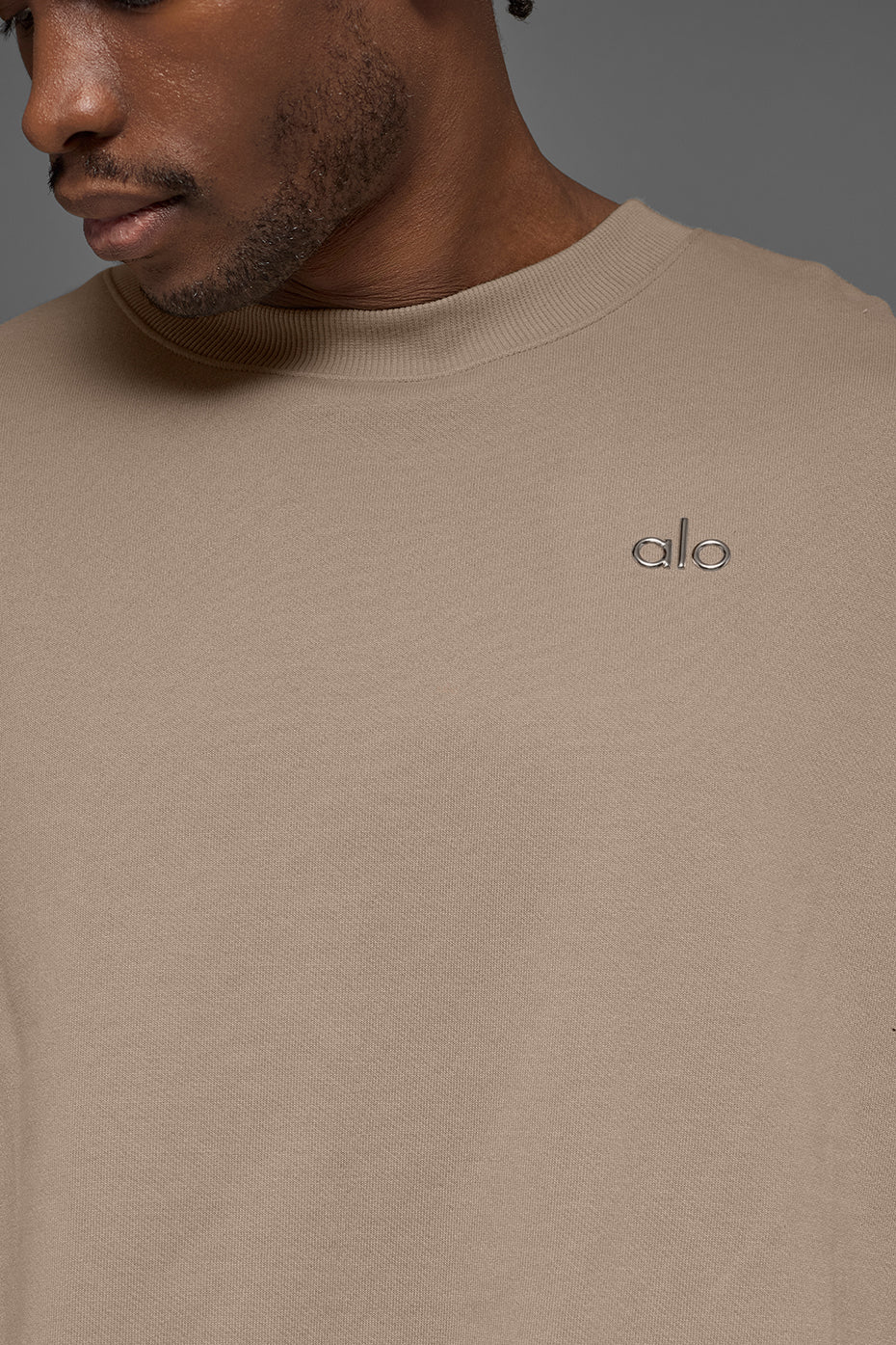 Accolade Crew Neck Pullover - Gravel - Image 4