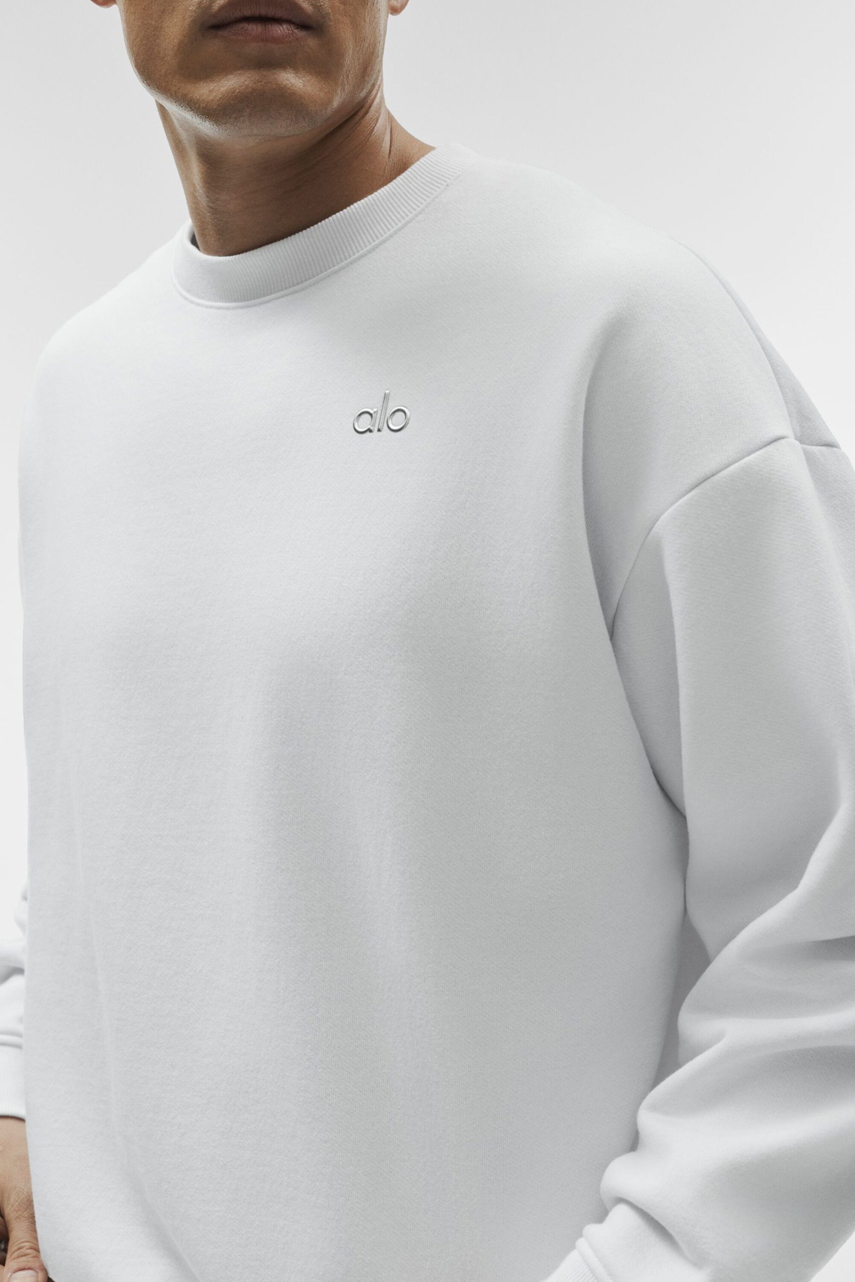 Accolade Crew Neck Pullover - White - Image 4
