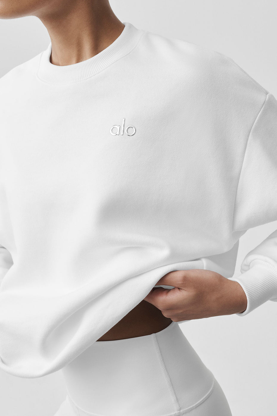 Accolade Crew Neck Pullover - White - Image 4