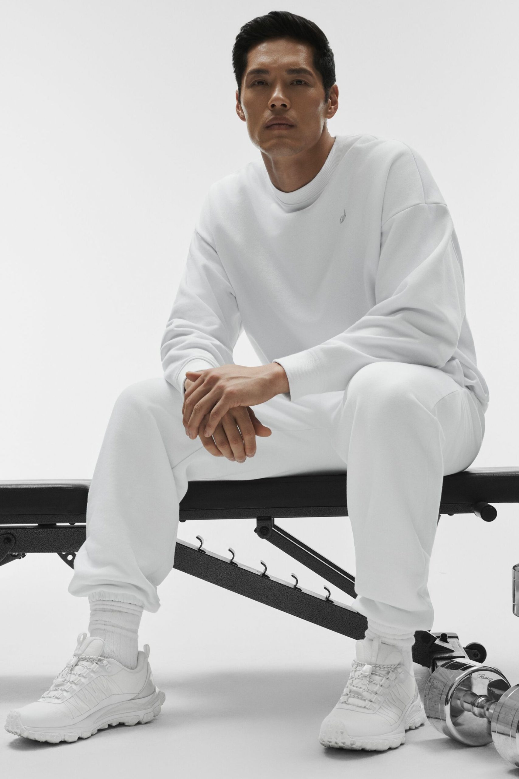 Accolade Crew Neck Pullover - White - Image 5