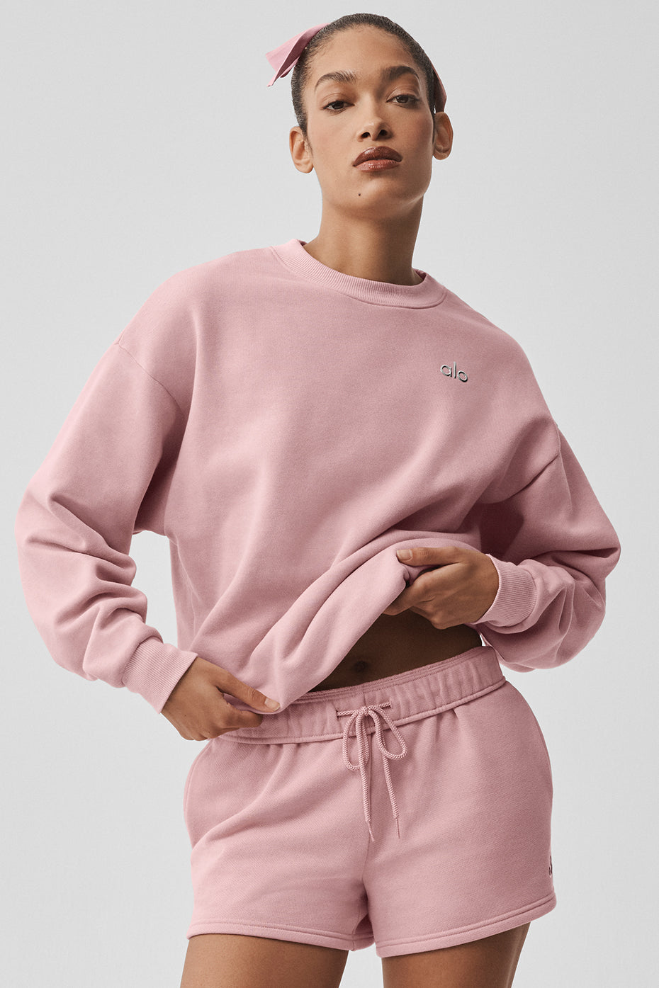 Accolade Crew Neck Pullover - Vintage Pink - Image 4