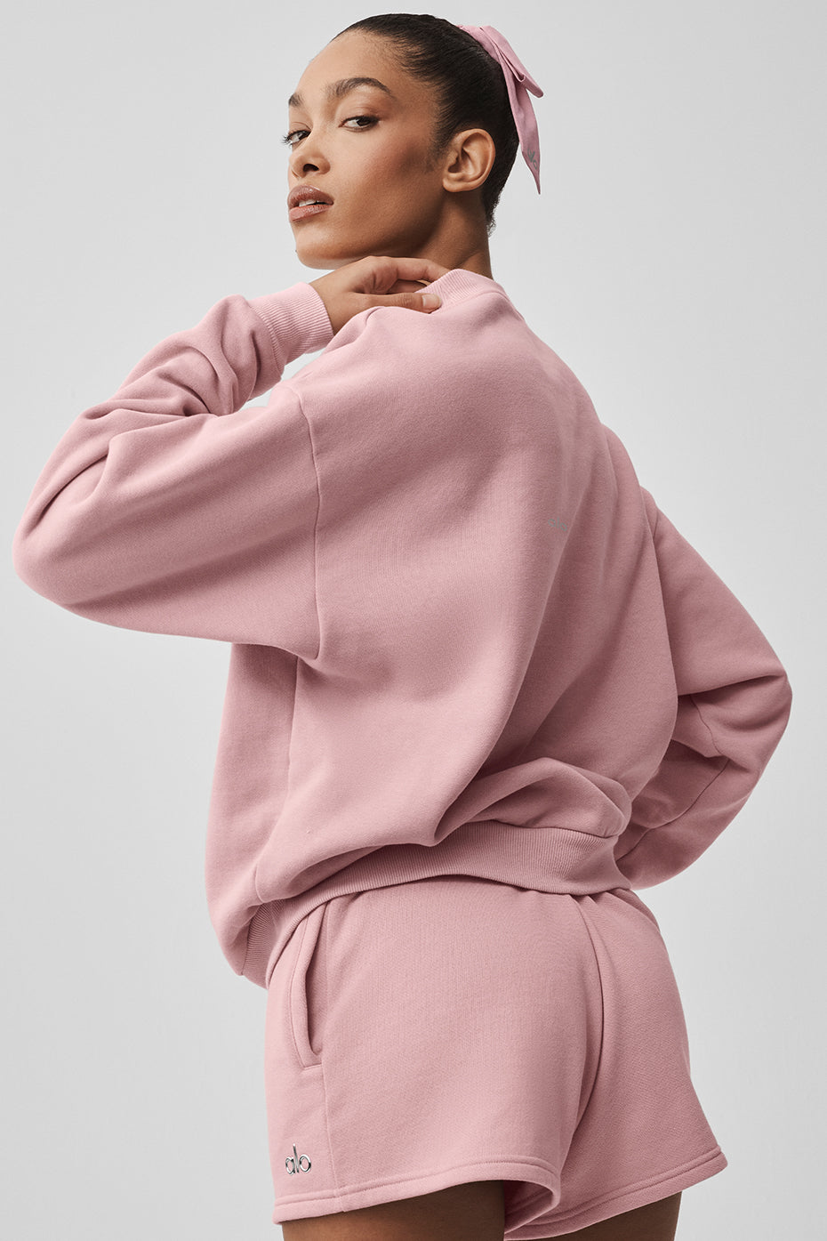 Accolade Crew Neck Pullover - Vintage Pink - Image 2