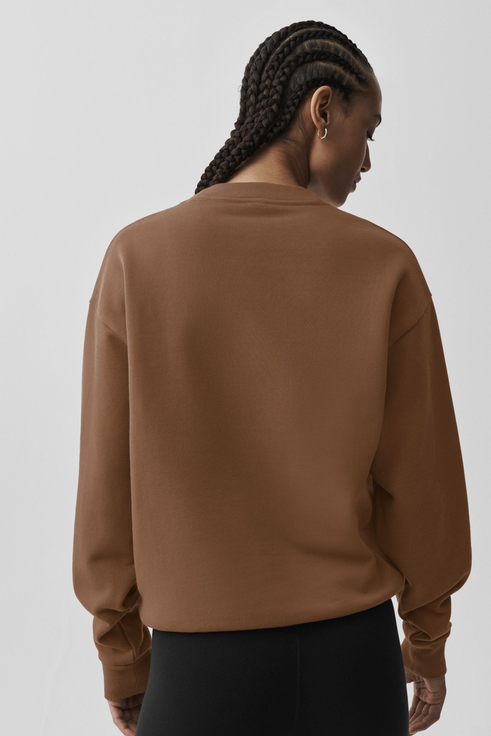 Accolade Crew Neck Pullover - Sun Kissed Brown - Image 2