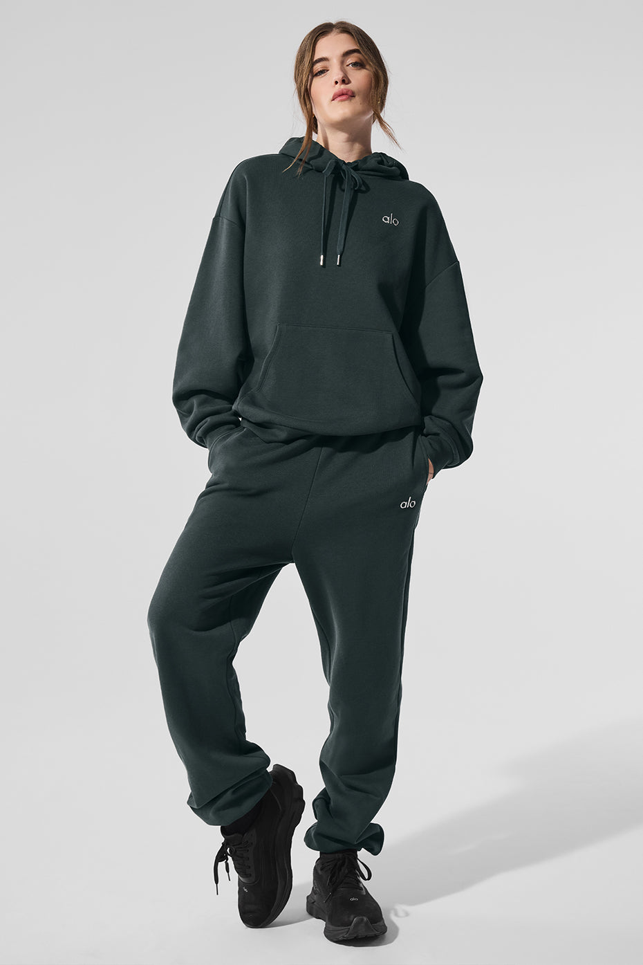 Accolade Hoodie - Charcoal Green - Image 4