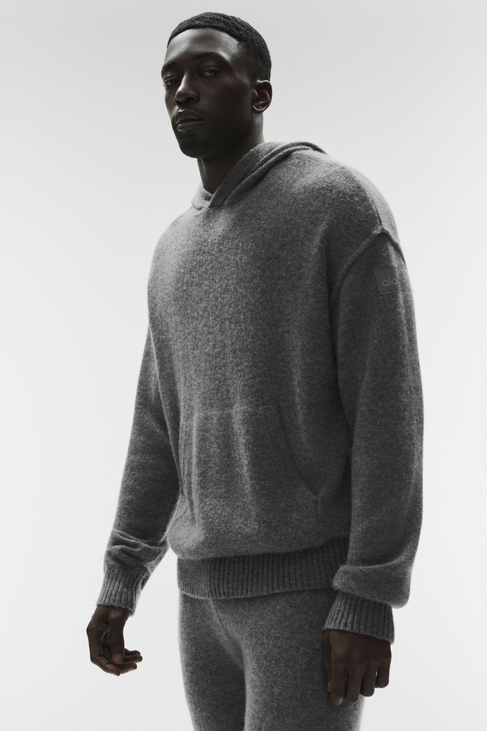 Wool Cashmere New Class Hoodie - Platinum Grey