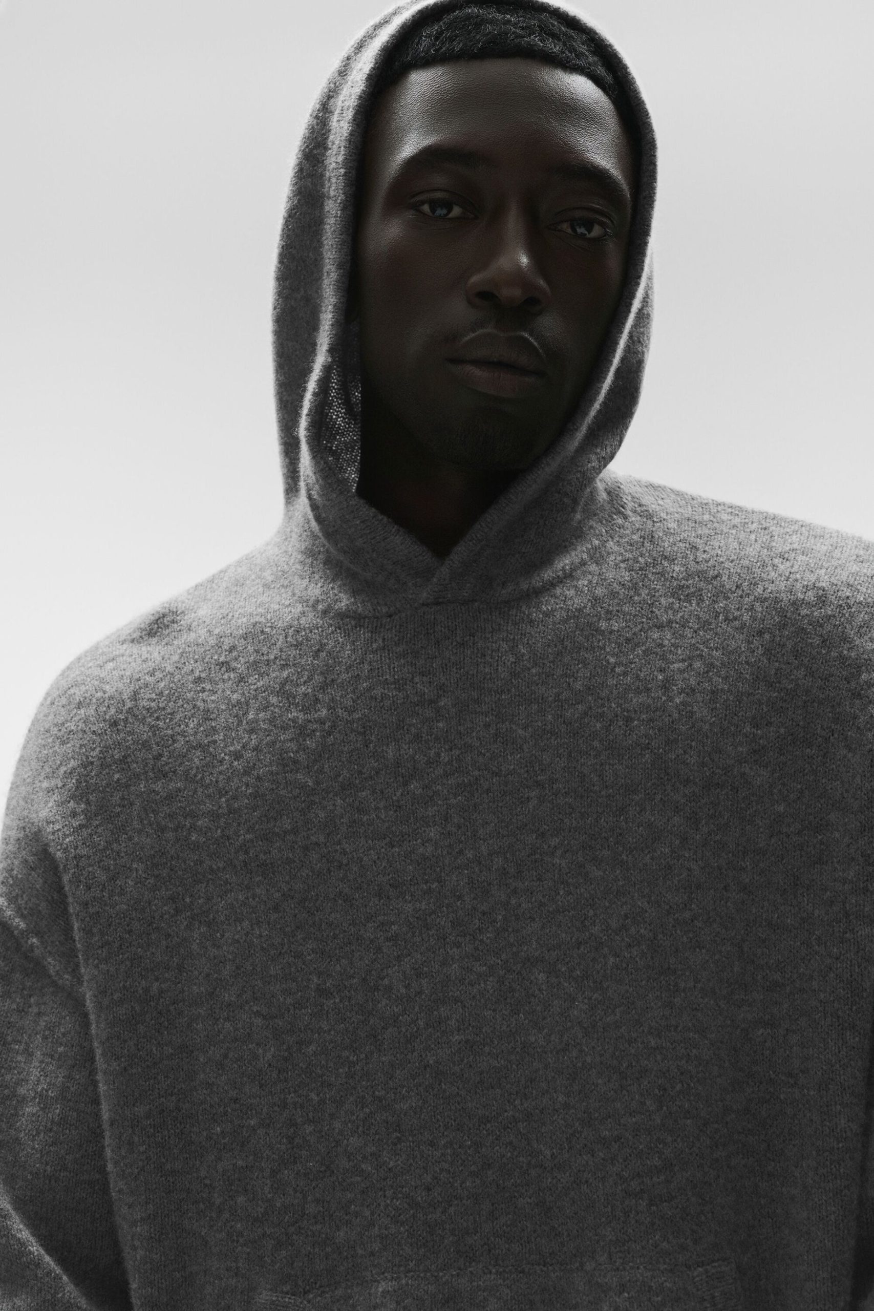Wool Cashmere New Class Hoodie - Platinum Grey - Image 4