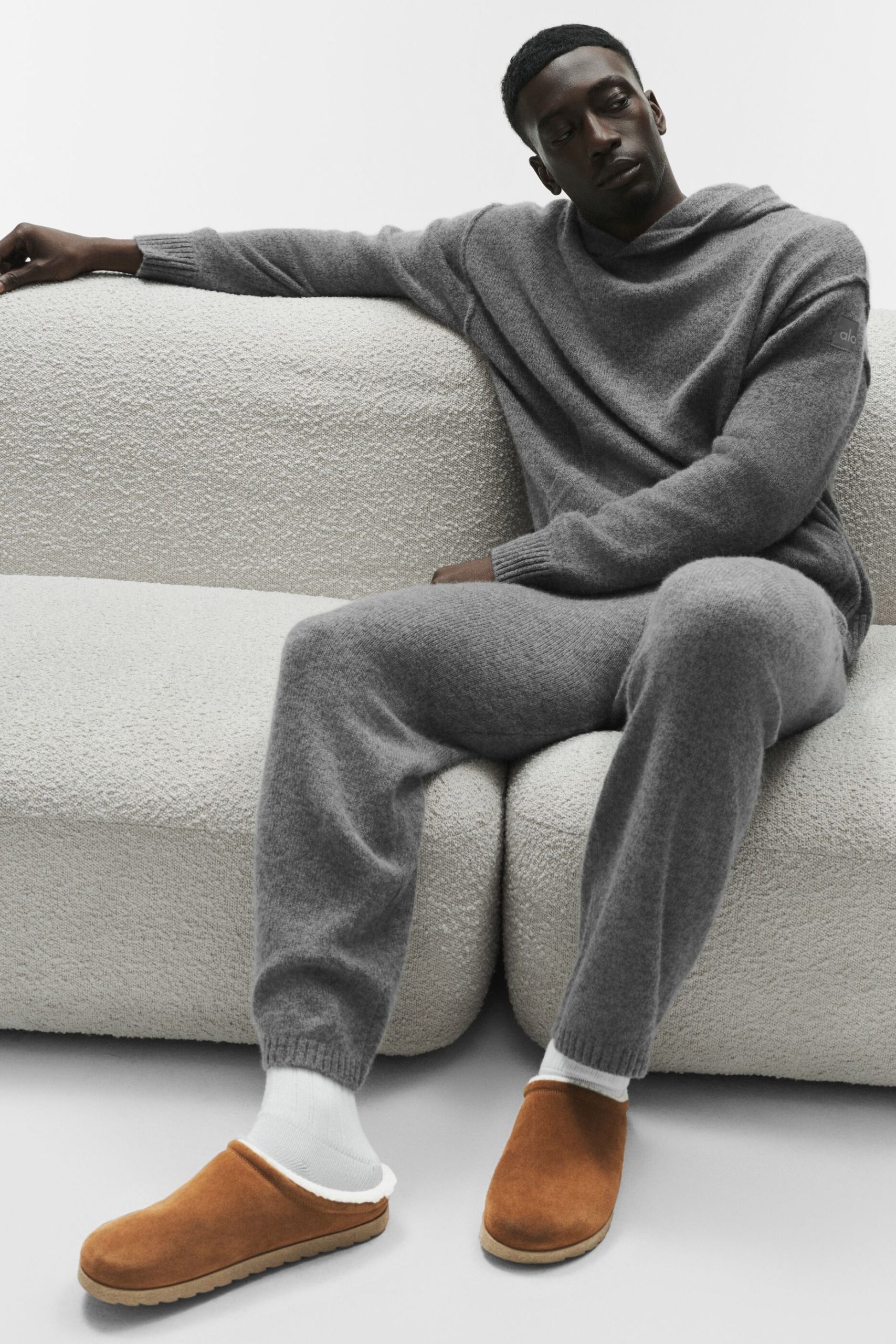 Wool Cashmere New Class Hoodie - Platinum Grey - Image 5