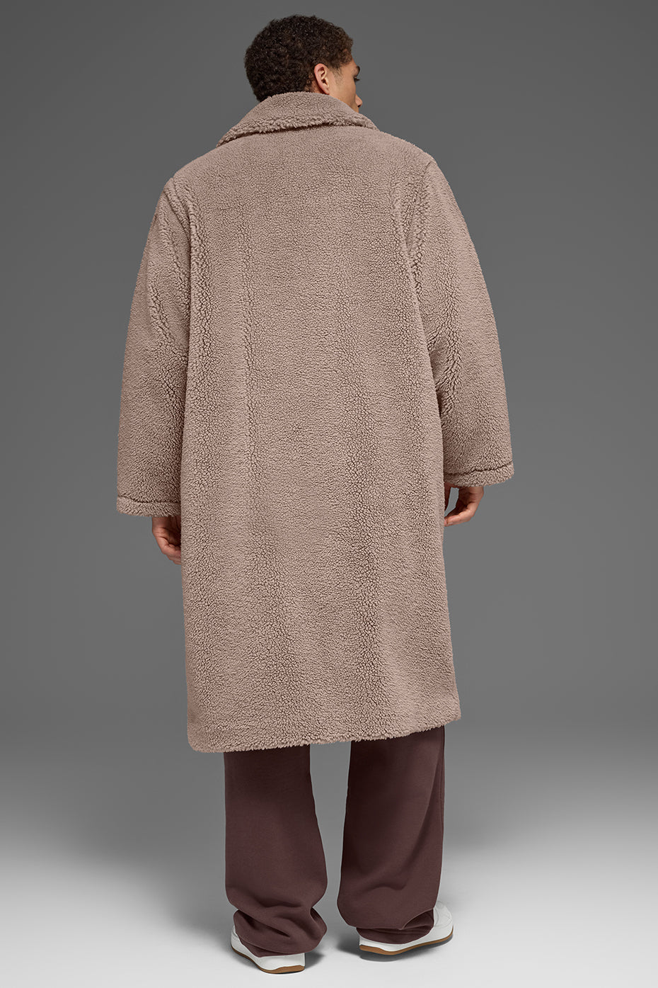 Oversized Sherpa Trench - Chai Latte - Image 3