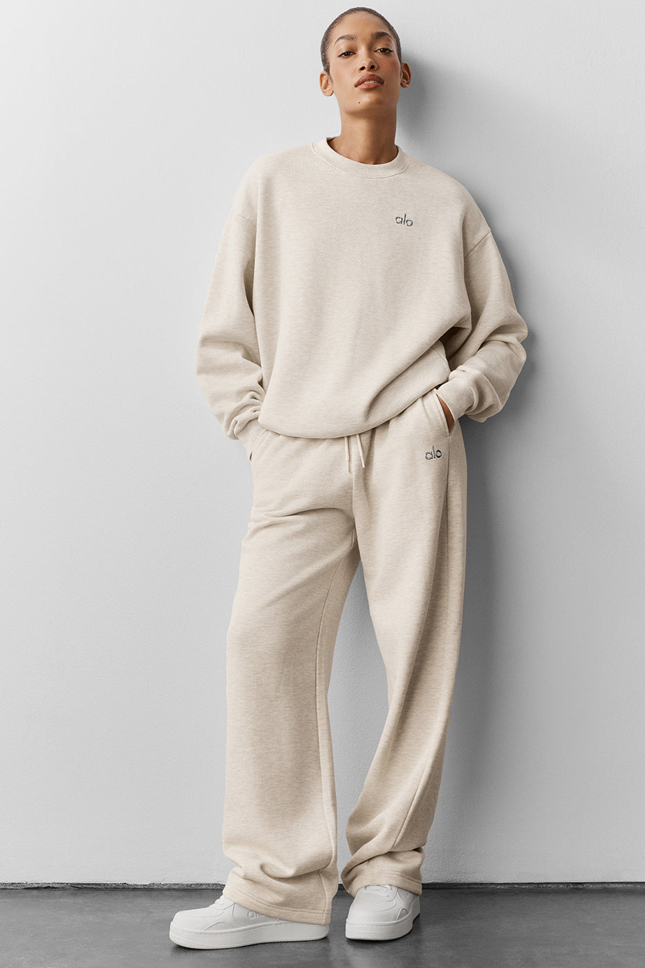 Accolade Straight Leg Sweatpant - Oatmeal Heather - Image 5