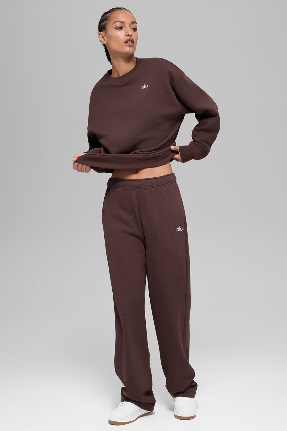 Accolade Straight Leg Sweatpant - Brownstone - Image 5